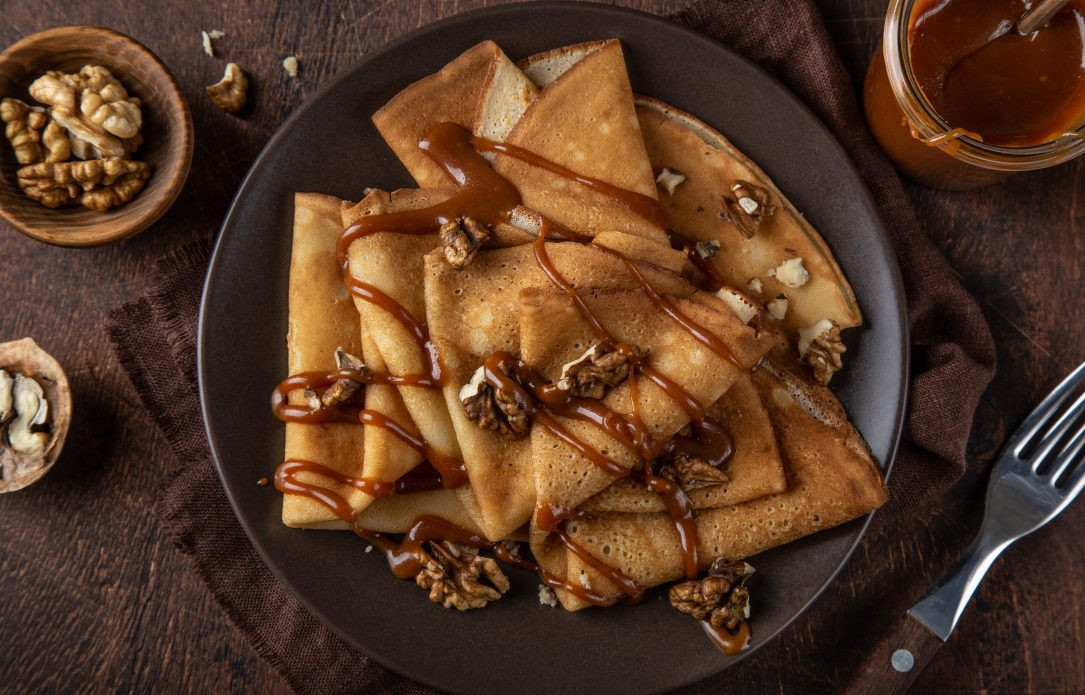 Crêpe au caramel beurre salé