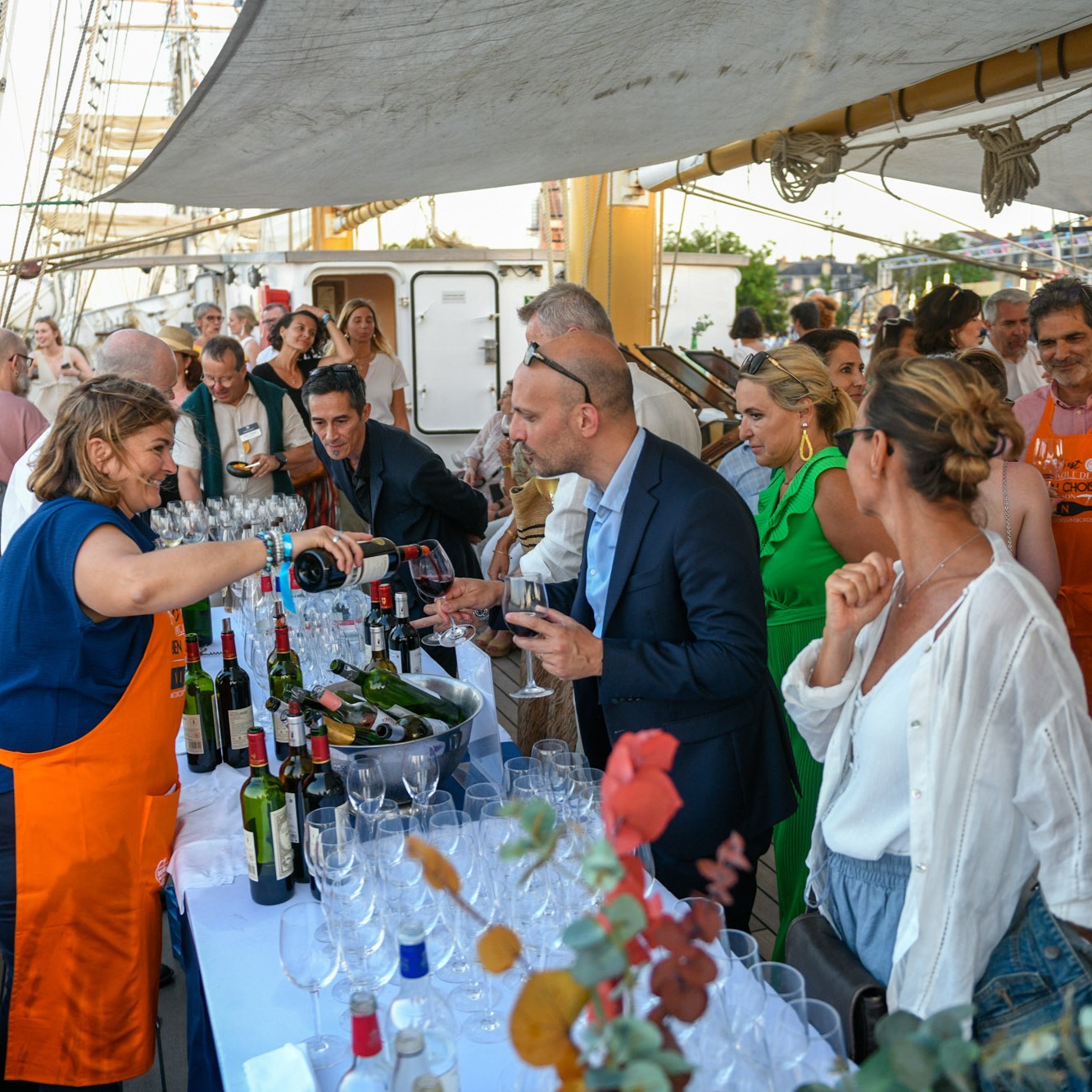 Un moment privilégié à bord d'un grand voilier de la fête - Vincent Bengold